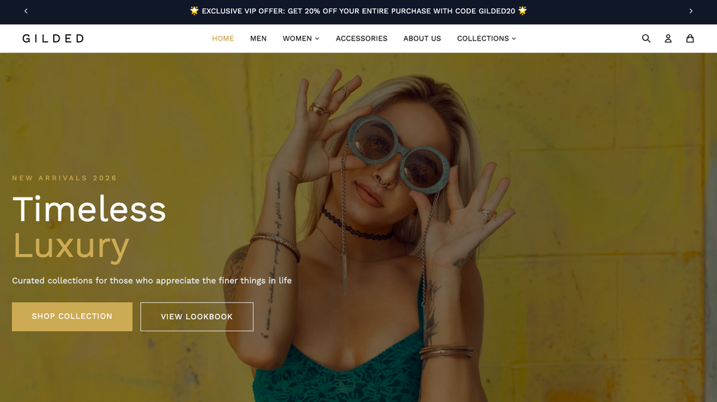 Gilded Shopify Theme