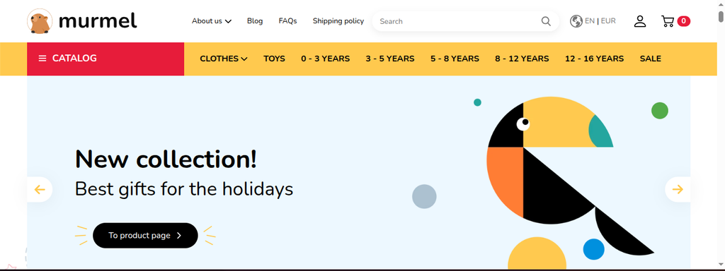 Murmel Shoppify Theme