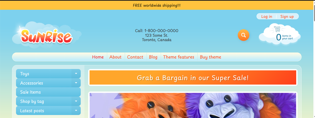 Sunrise Shopify Theme