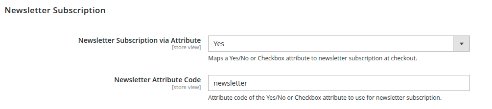 Newsletter Subscription