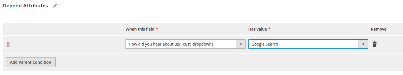 Depend Attributes