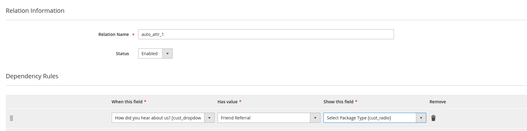 Relation Information
