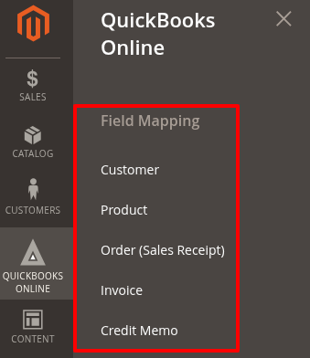 Field Mapping QBO