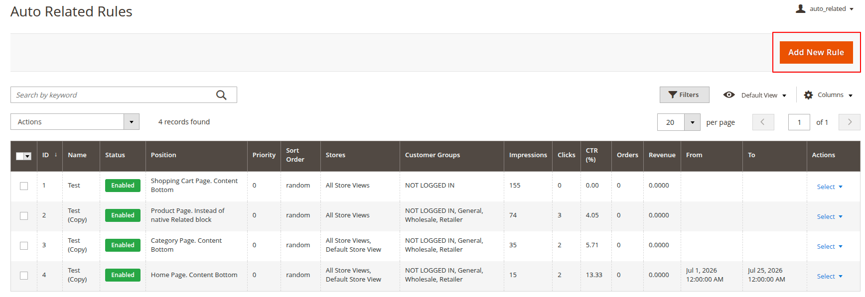 Managing Rules and Bundle Packs
