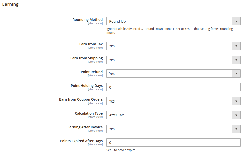 Earning
