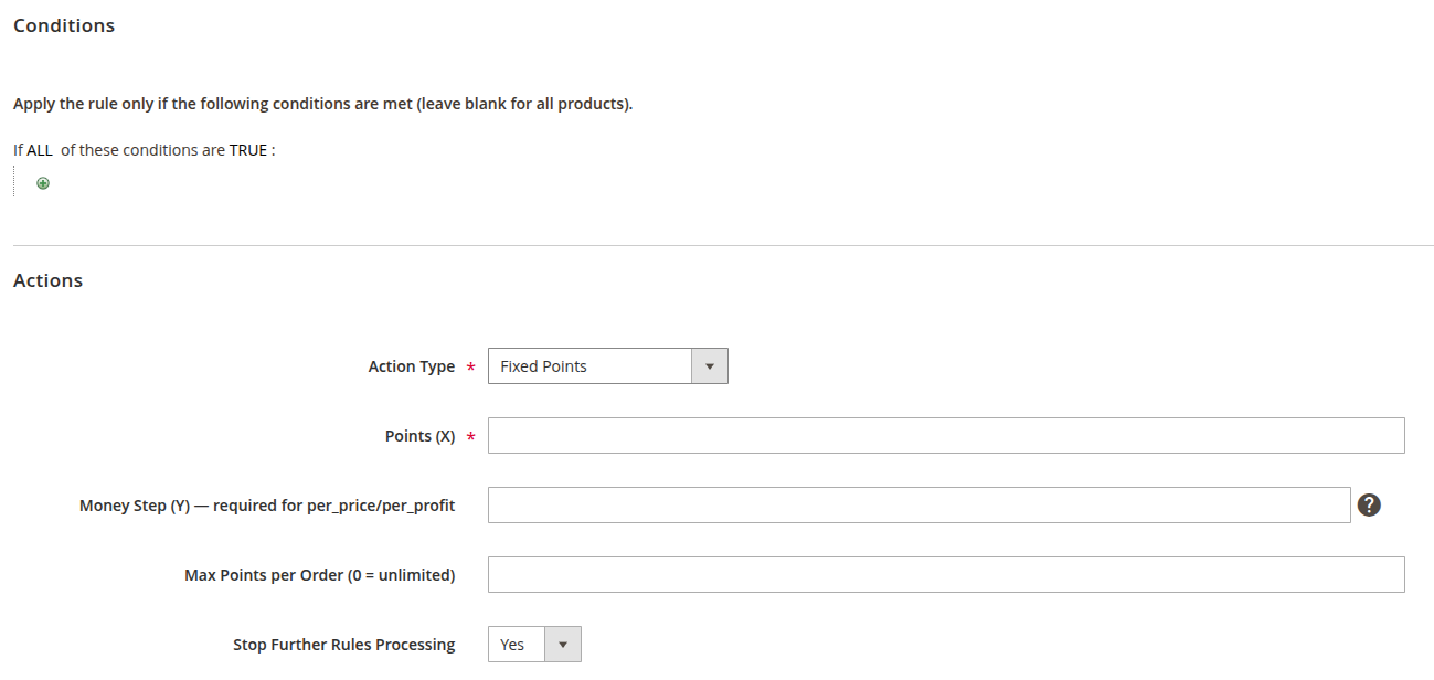 Conditions Catalog Rules