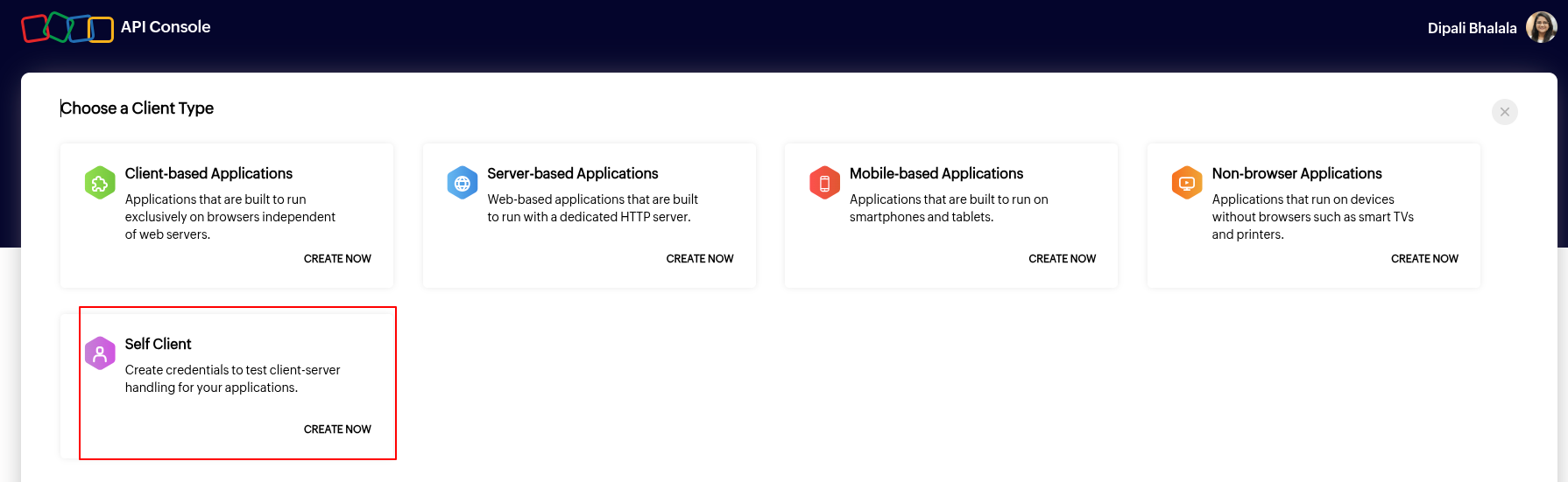 API self client