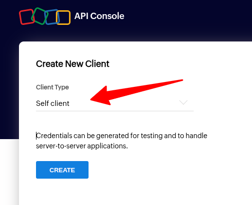 create self client