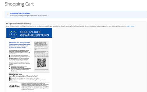 Product notice inline example