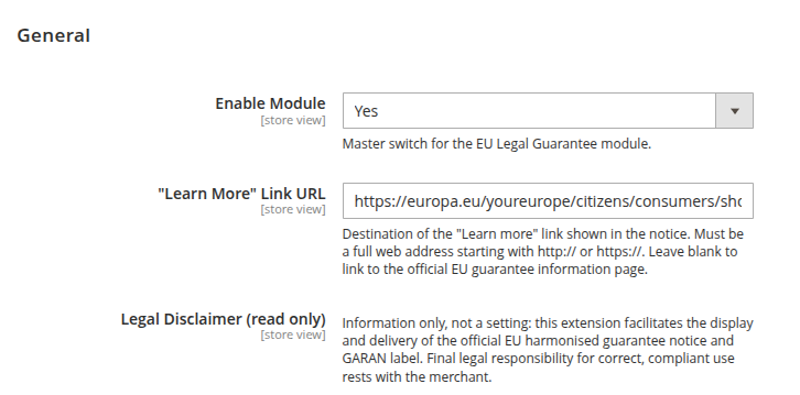 Enable Module