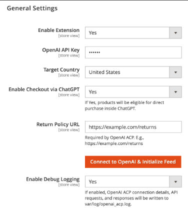 General Settings