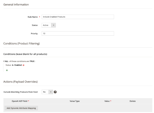 Actions Payload Overrides