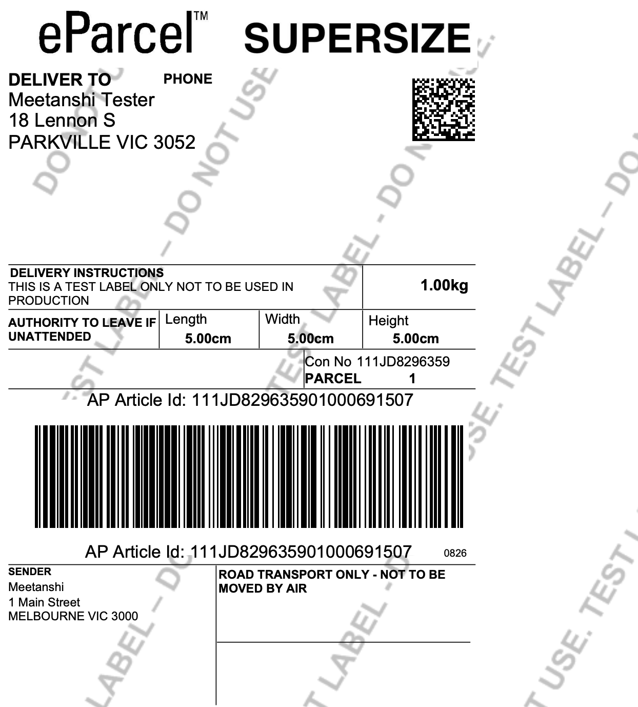 pdf of shipping details