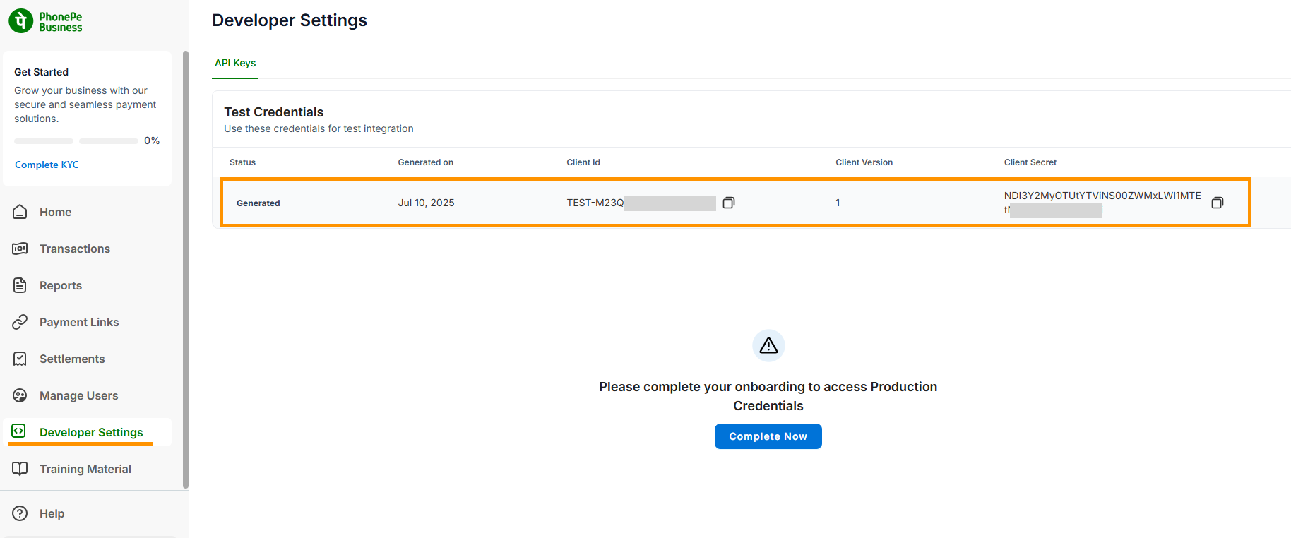 Get PhonePe API Details