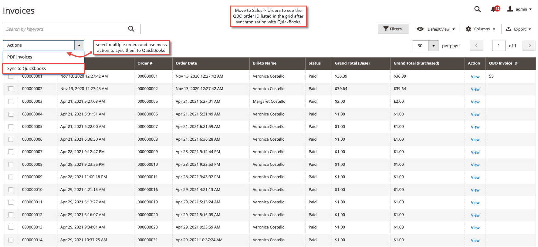 Magento 2 QuickBooks Online Integration