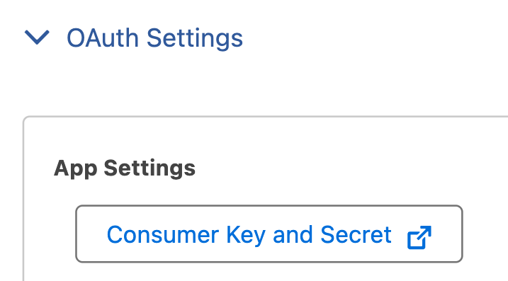 Salesforce App Consumer Key And Secret Location