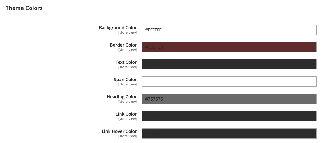 Theme Colors