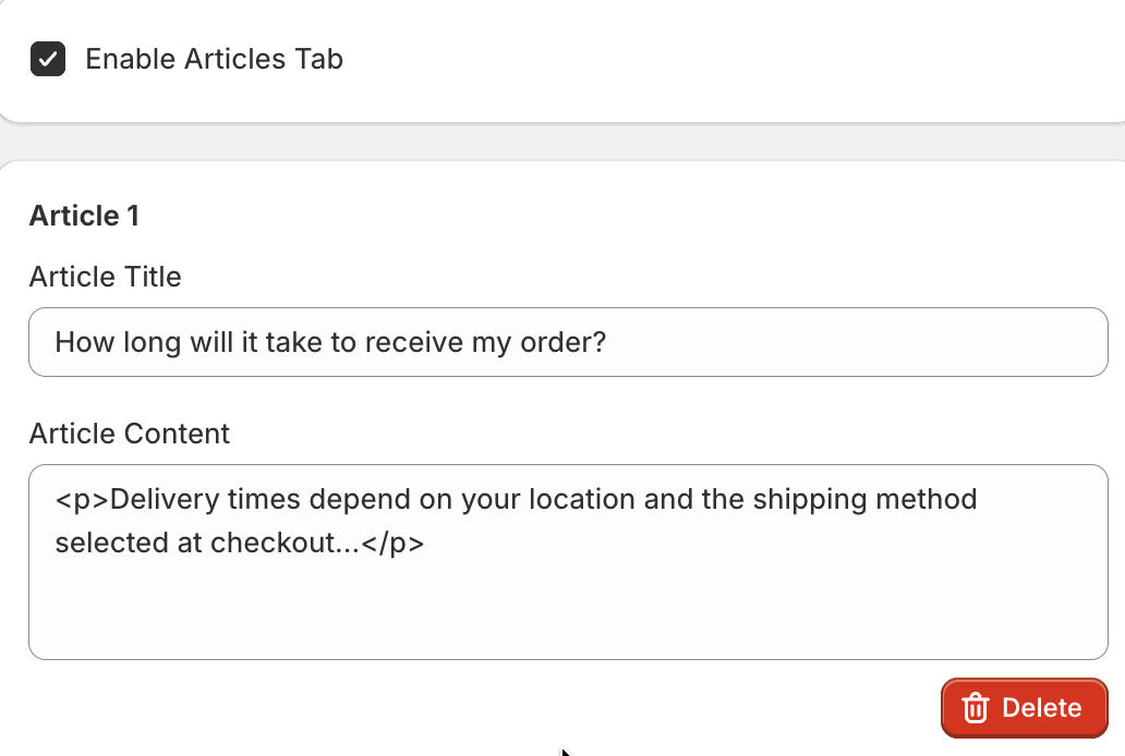 Enable knowledge base in ai chatbot