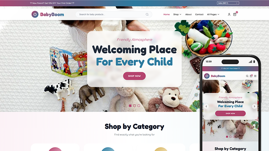BabyBoom Theme for Shopify
