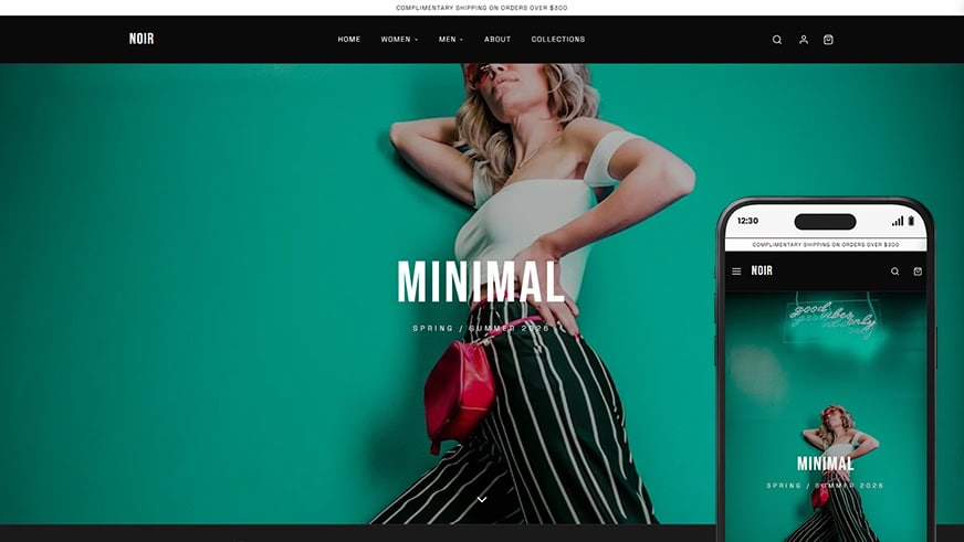 Nightstitch Fashion Theme for Shopify