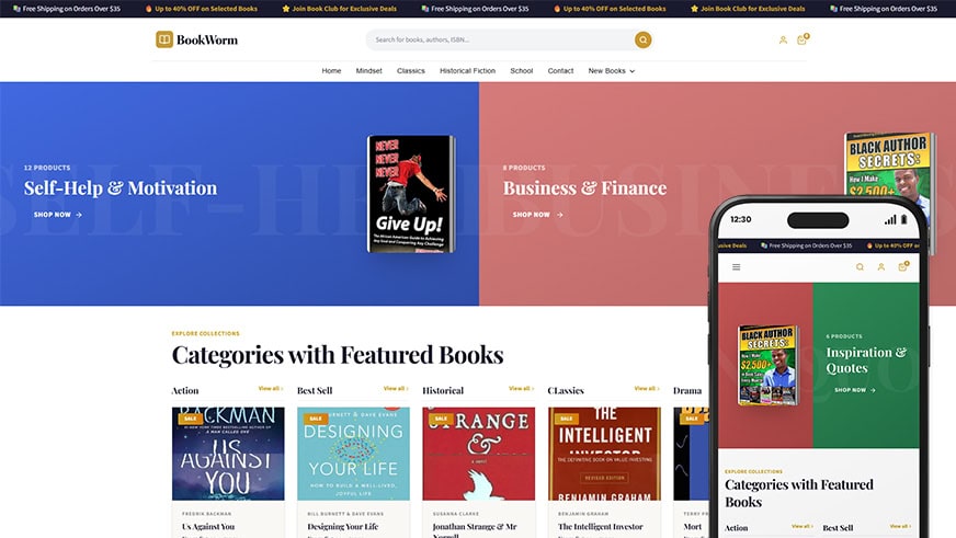 Readify Bookstore Theme for Shopify