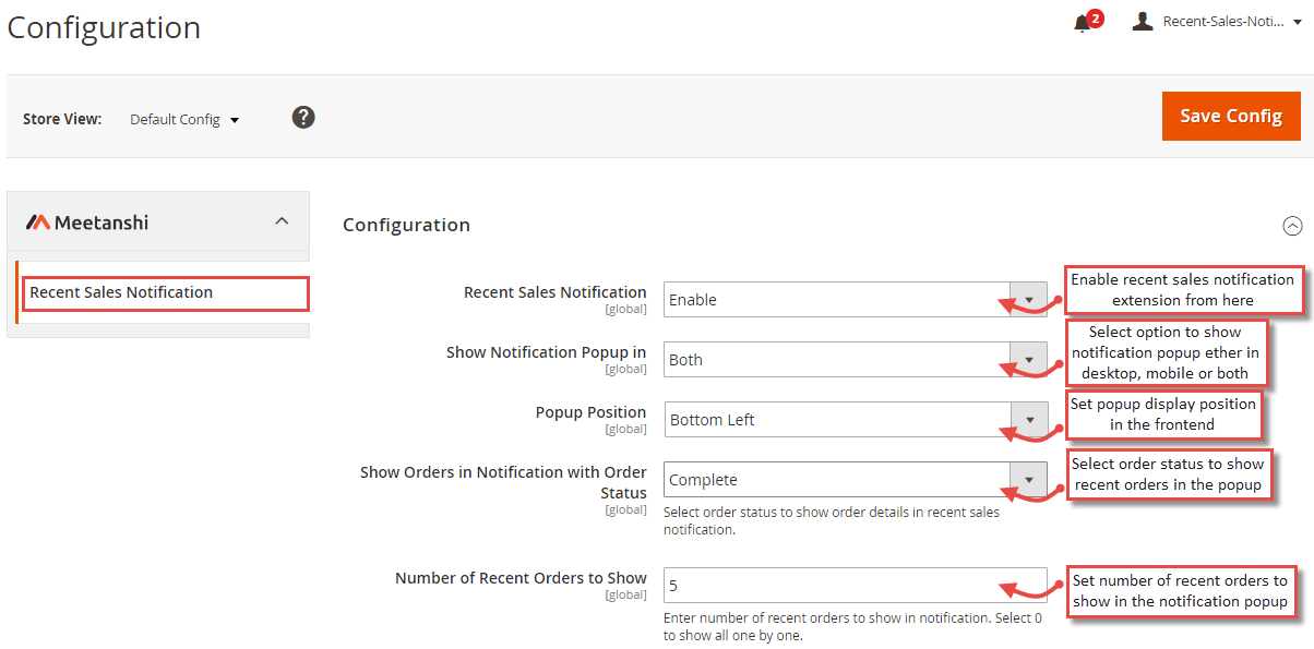 1. Configuration