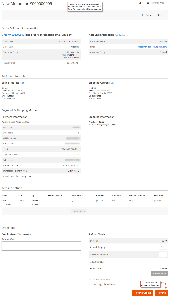 Magento 2 Paya Exchange Virtual Desktop Extension