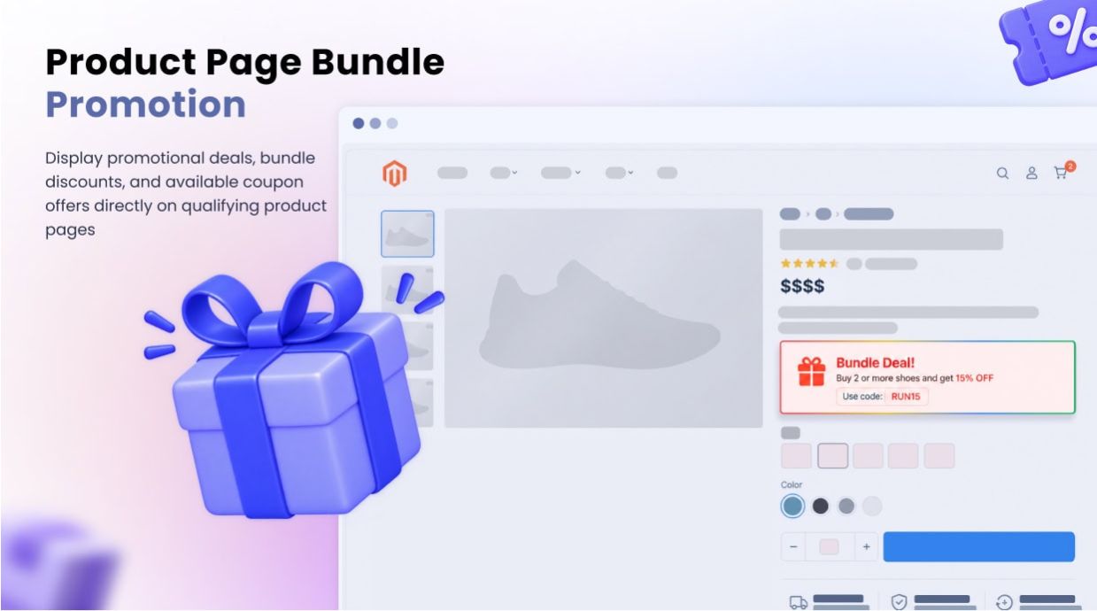Magento 2 special promotions bundle promotion on product page