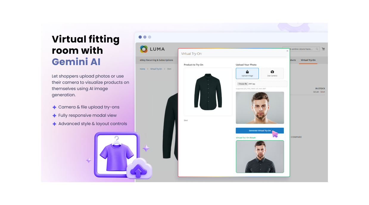 Magento 2 Virtual Try On extension