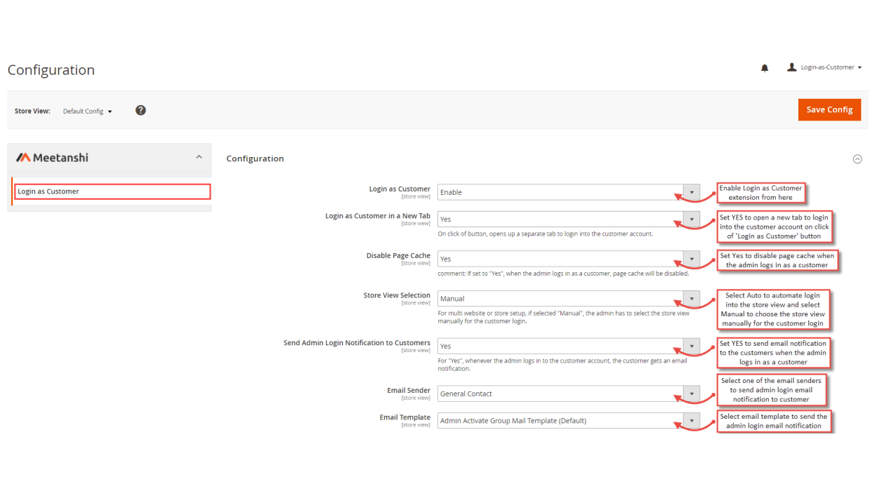 1. Configuration M2 Login as Customer 1. Configuration M2 Login as Customer