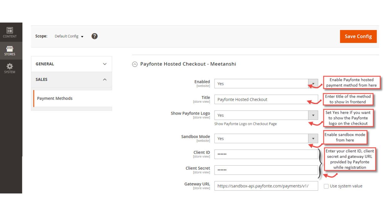 1. Enable PayFonte extension from the Admin panel