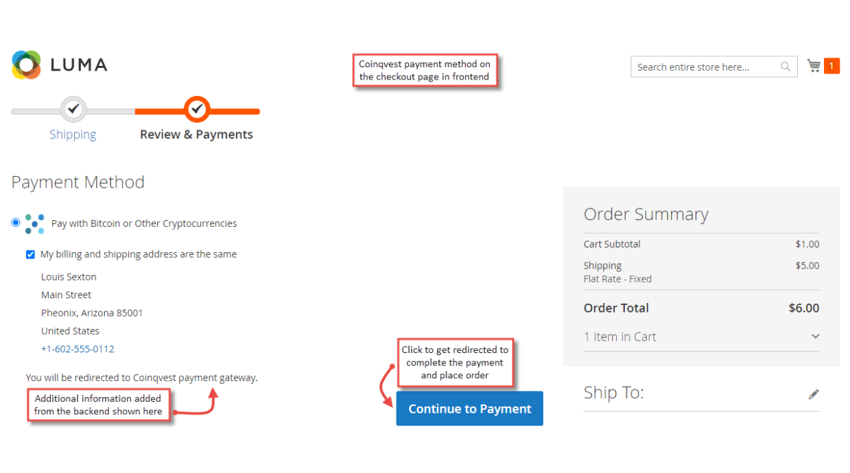 Magento 2 Coinqvest Crypto Payments Extension | Accept Digital Currencies |  Cryptocurrency Payments Integration | Bitcoin Payment Module