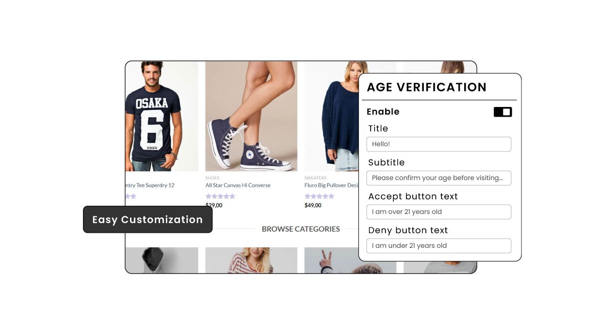 Shopify Age Verification Popup Configuration Shopify Age Verification Popup Configuration