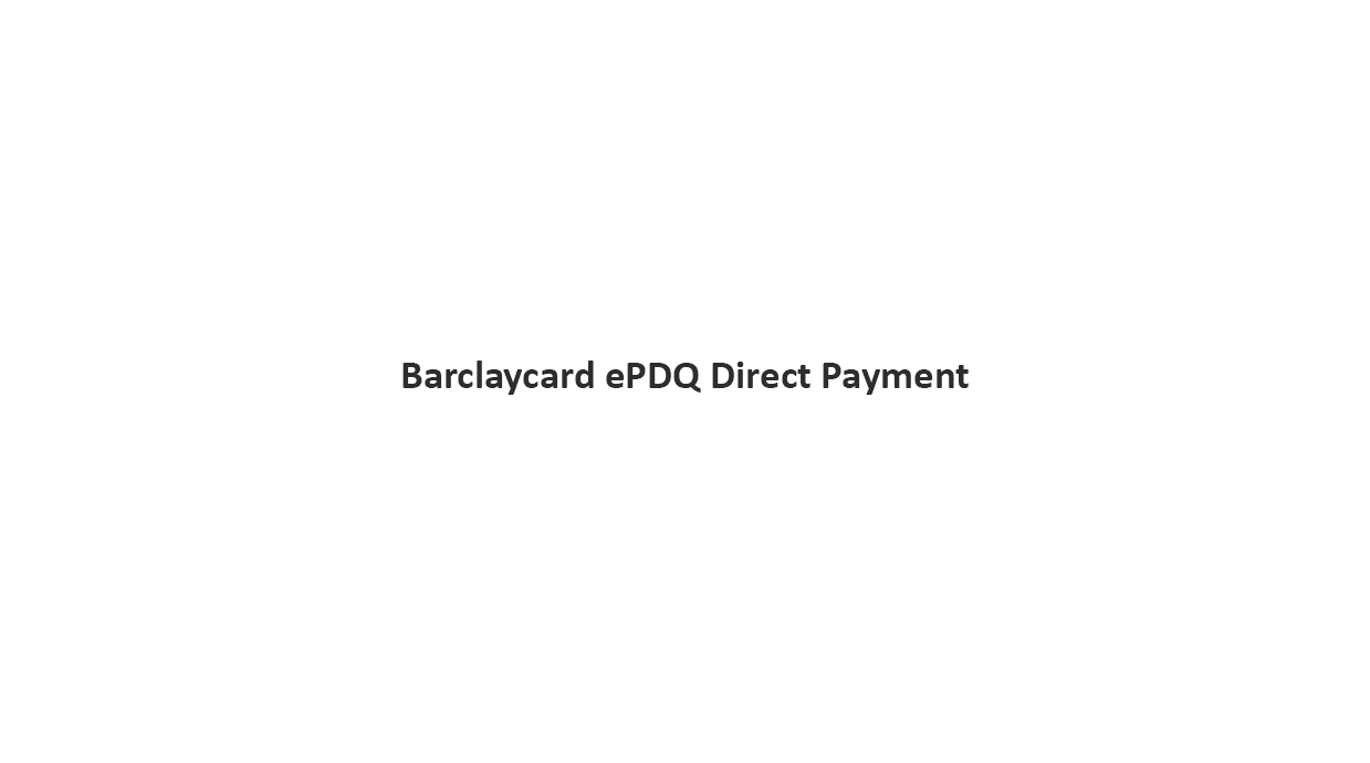 Barclaycard Direct Payment
