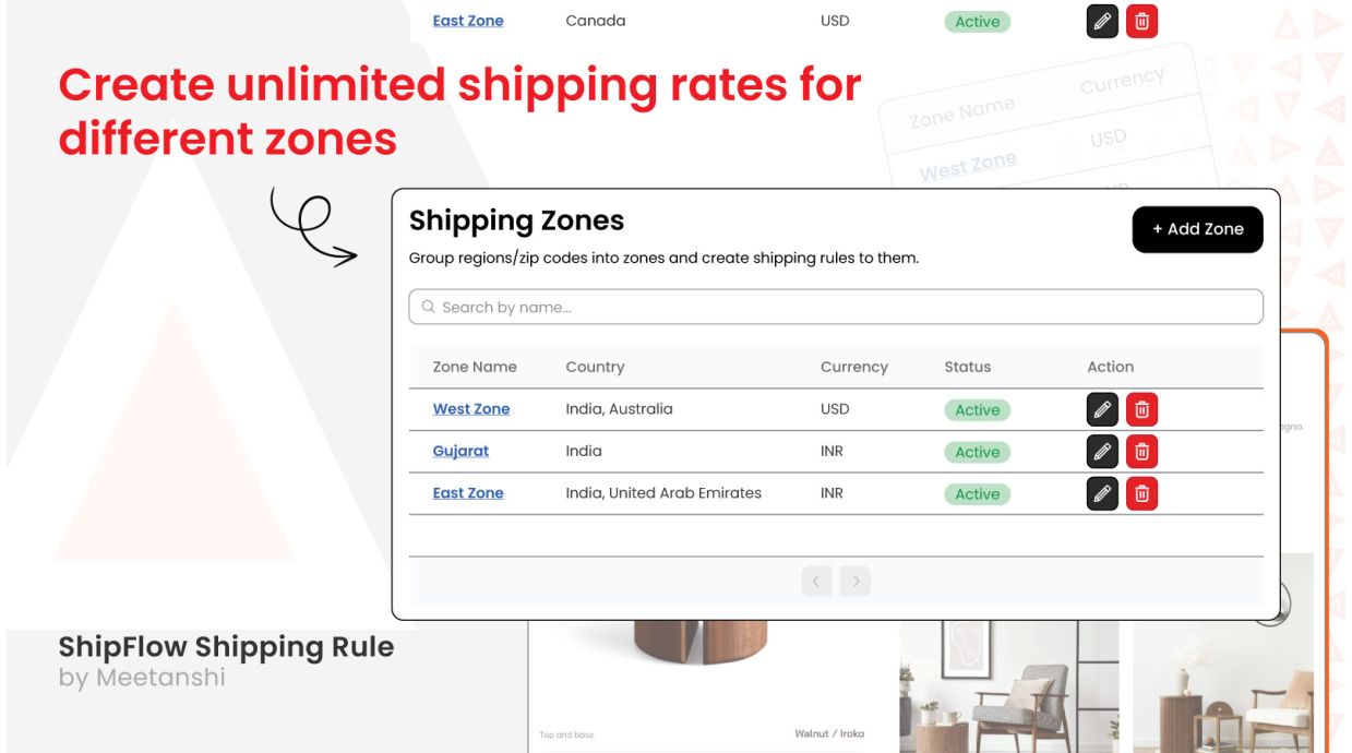 1. Shipping rules creation at Shopify admin 1. Shipping rules creation at Shopify admin