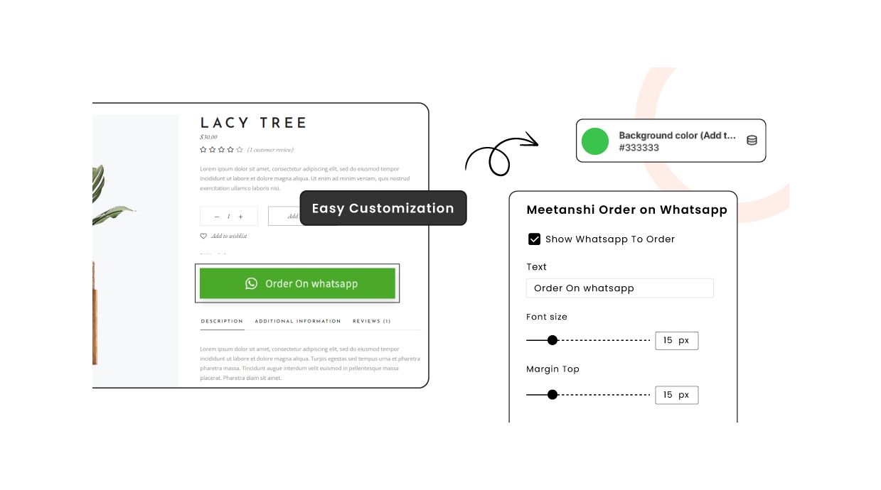 Shopify Order on WhatsApp Section Style Shopify Order on WhatsApp Section Style