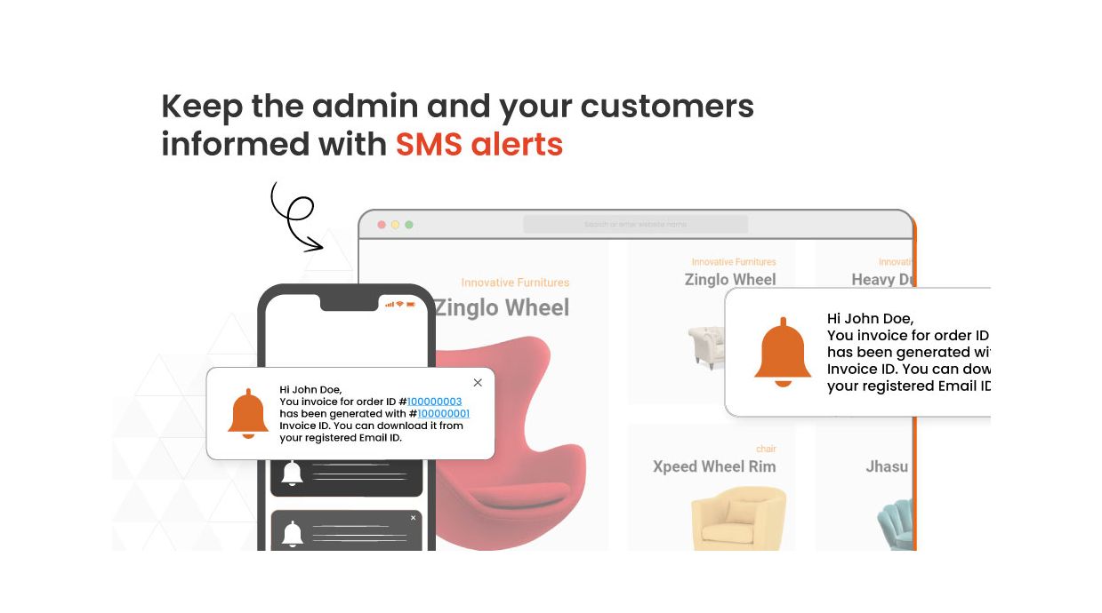 1. Enable an extension to send and receive SMS alerts from your store 1. Enable an extension to send and receive SMS alerts from your store