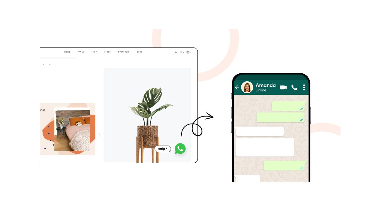 Shopify WhatsApp Chat Widget Section on Shopify Store Shopify WhatsApp Chat Widget Section on Shopify Store