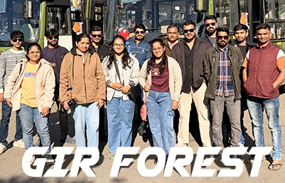Meetanshi's team outing at Gir Forest