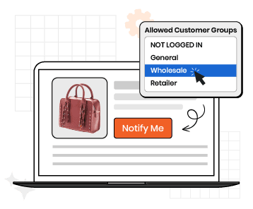 Selected Customer Group Based Subscription at Frontend