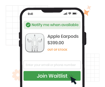 step 1 customer subscribes the out of stock product from the frontend