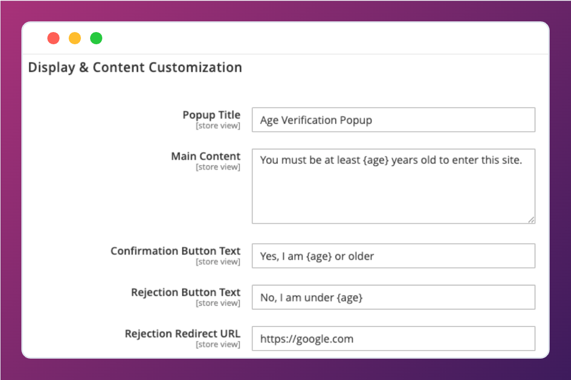Design Content Configurations