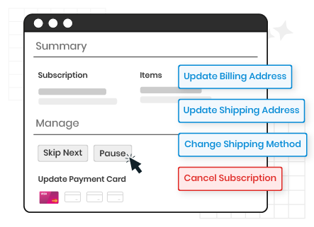 Self-service options for customers