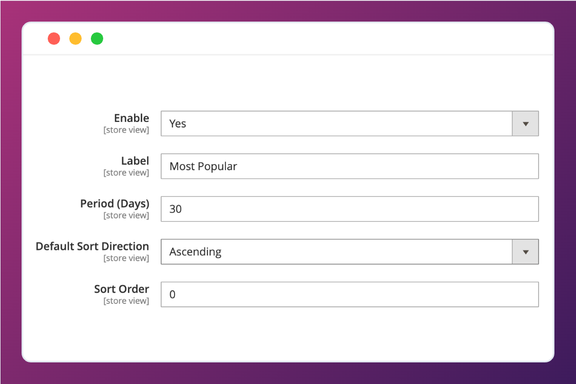 Per-Strategy Configuration Admin View