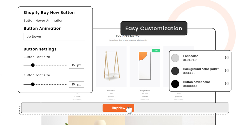 Shopify Buy Now Button Section Styles