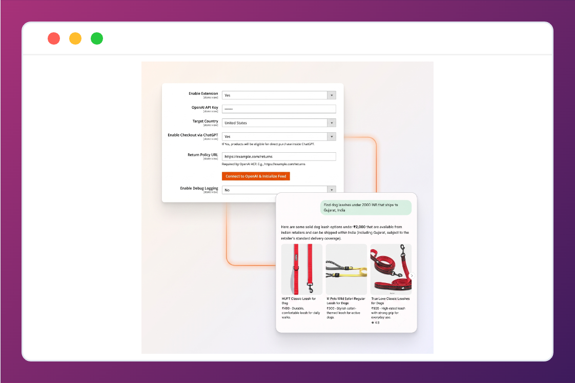 Magento to ChatGPT Customer Journey