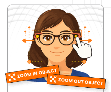 Interactive adjustment during try-on