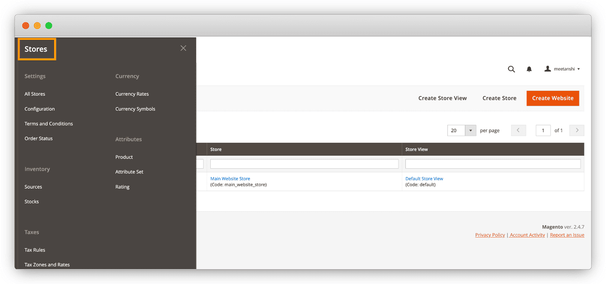 Store congiguration option in Magento 2