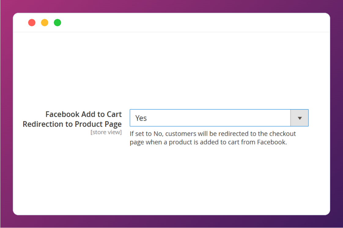 Define customer journeys in Magento 2 Facebook Shop Integration.