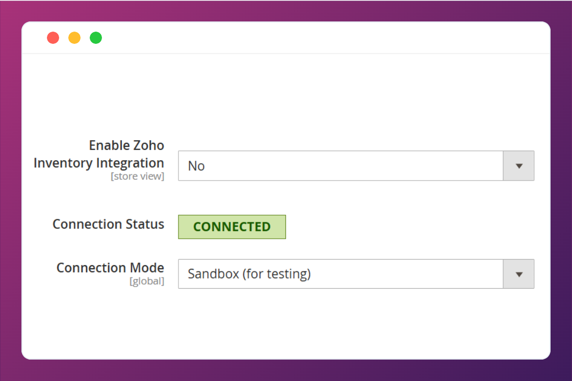 Connect Magento 2 with Zoho Inventory using the Magento 2 Zoho Inventory Integration extension